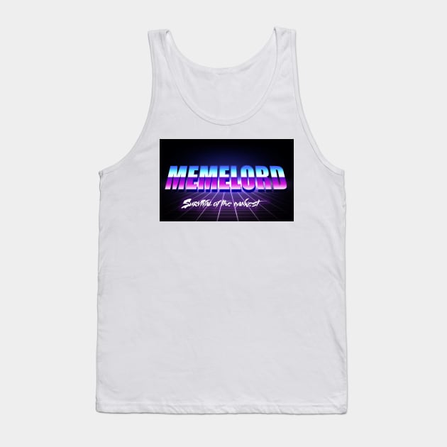 Memelord survival of the dankest Tank Top by thehollowpoint